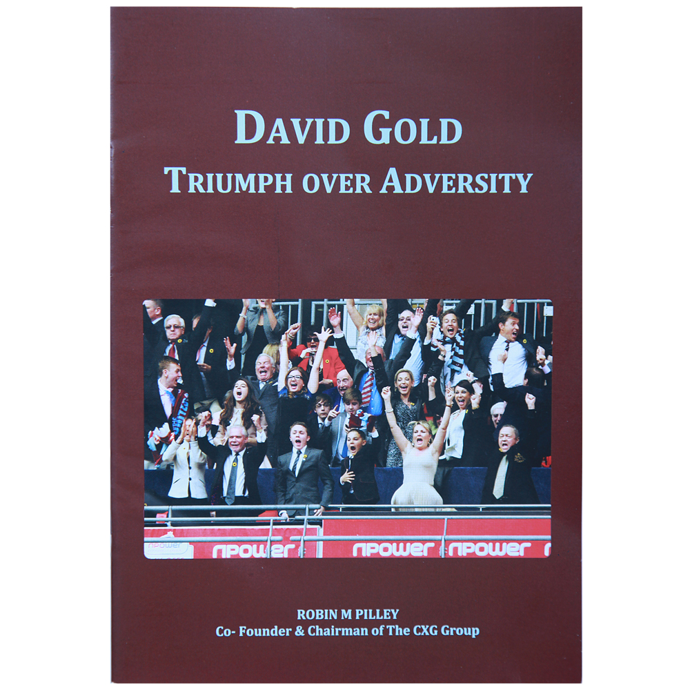 DAVID GOLD - TRIUMPH OVER ADVERSITY BOOKLET