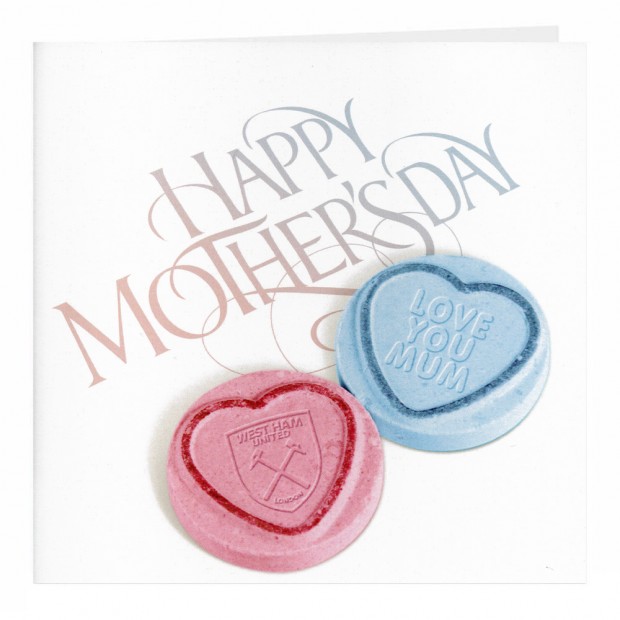 LOVE HEARTS MOTHERS DAY CARD 