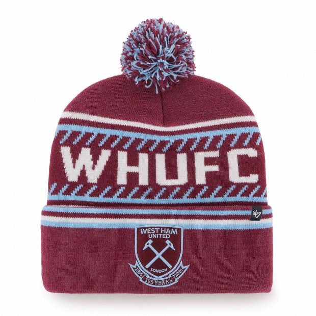 WEST HAM FC Knitted Gloves Knitted Hat Scarf Birthday Christmas Gift 