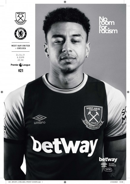 20/21 MATCHDAY PROGRAMME  - CHELSEA