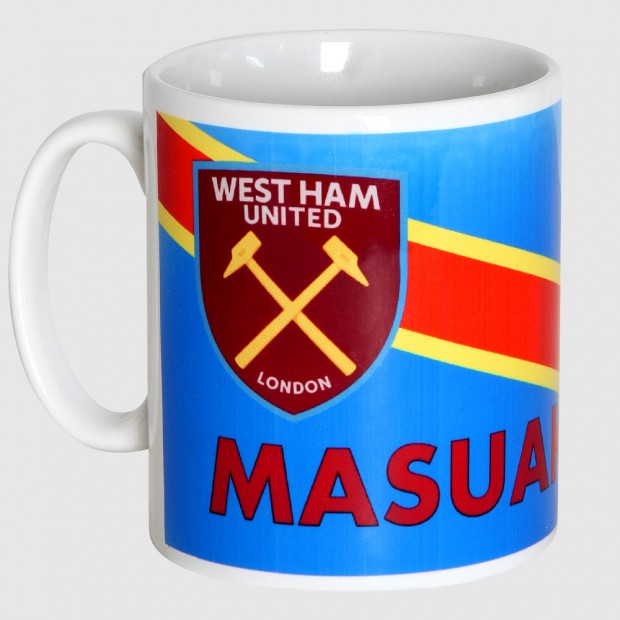 West Ham FC Mug HT Ceramic Tea Coffee Mug Cup in Presentation Box 