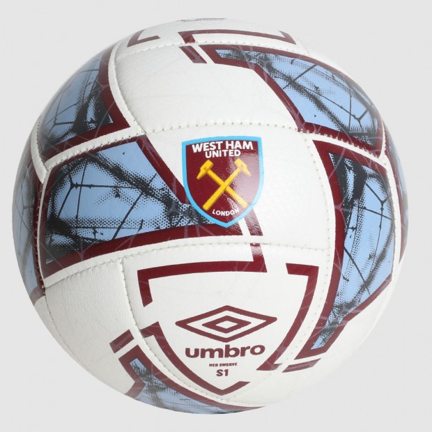 Official WEST HAM UNITED FC Football Size 5 BALL 31 Panel Gift 