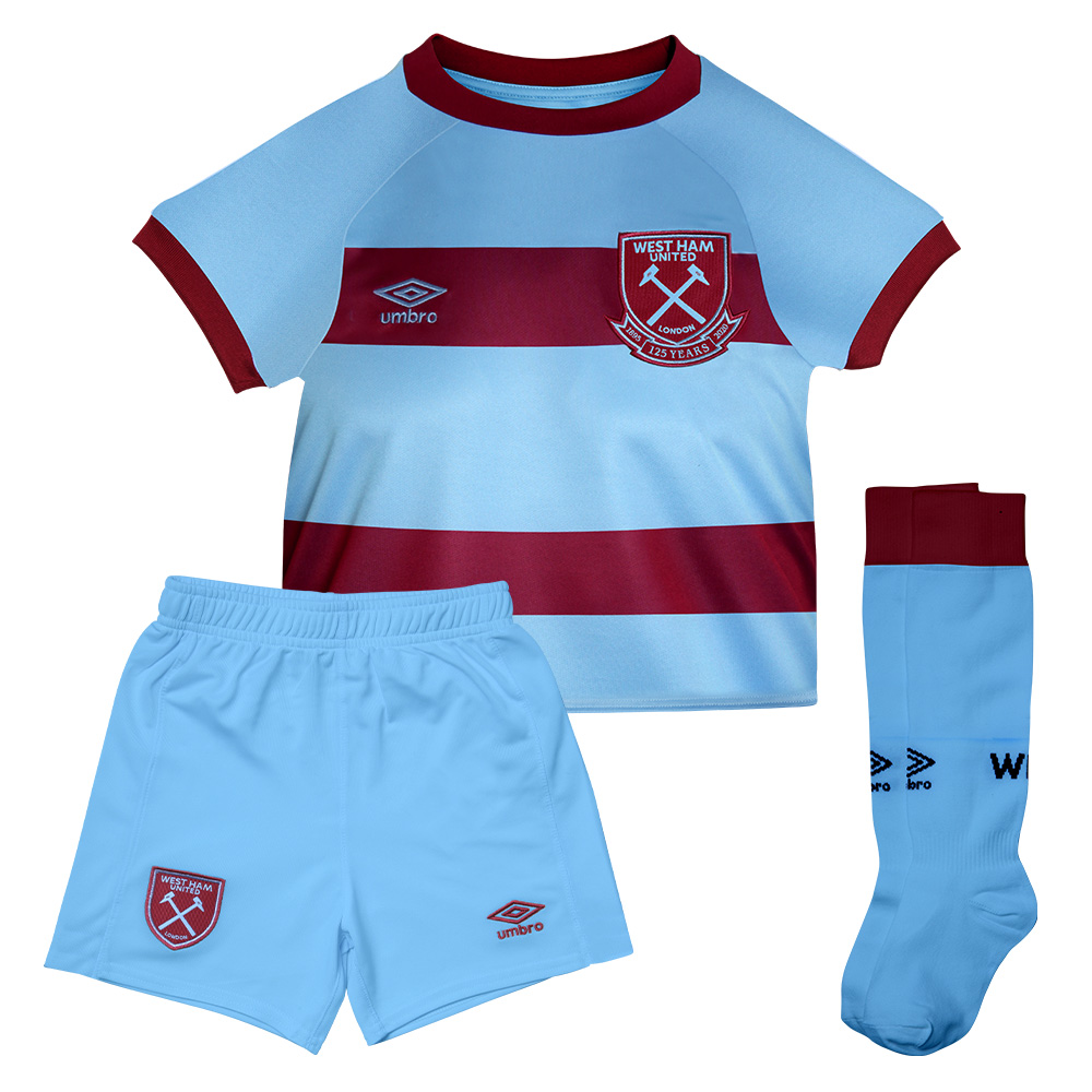 UMBRO Childrens West Ham Home Baby Kit 