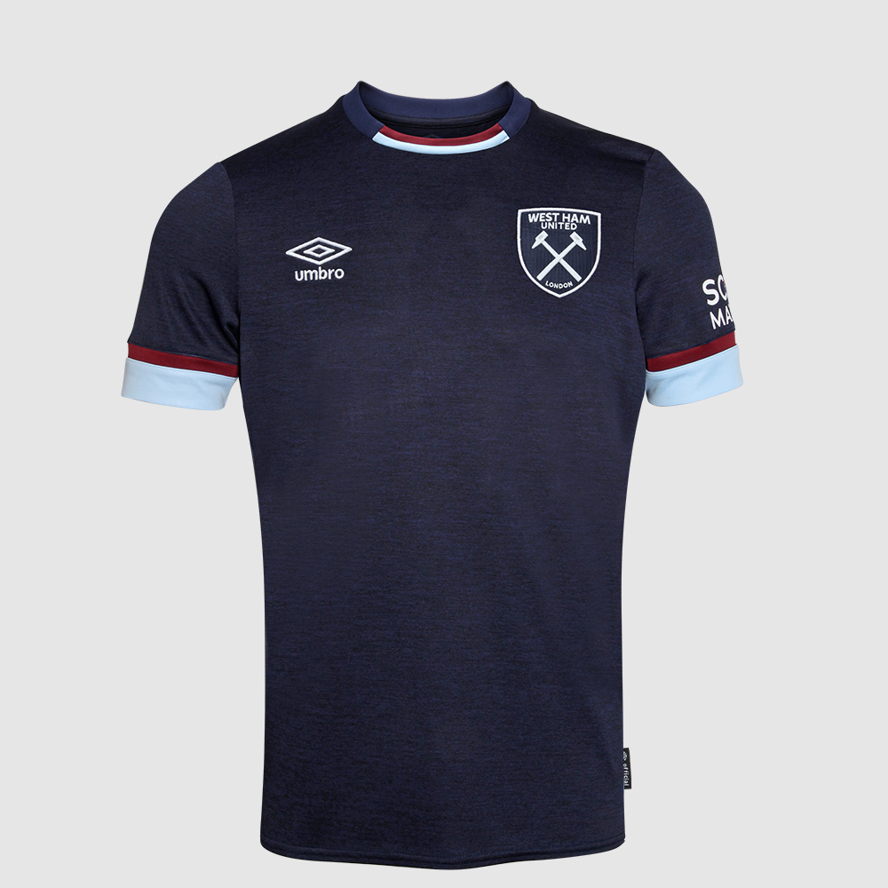 West Ham United 21/22 Unsponsored 3rd Shirt PEACOAT