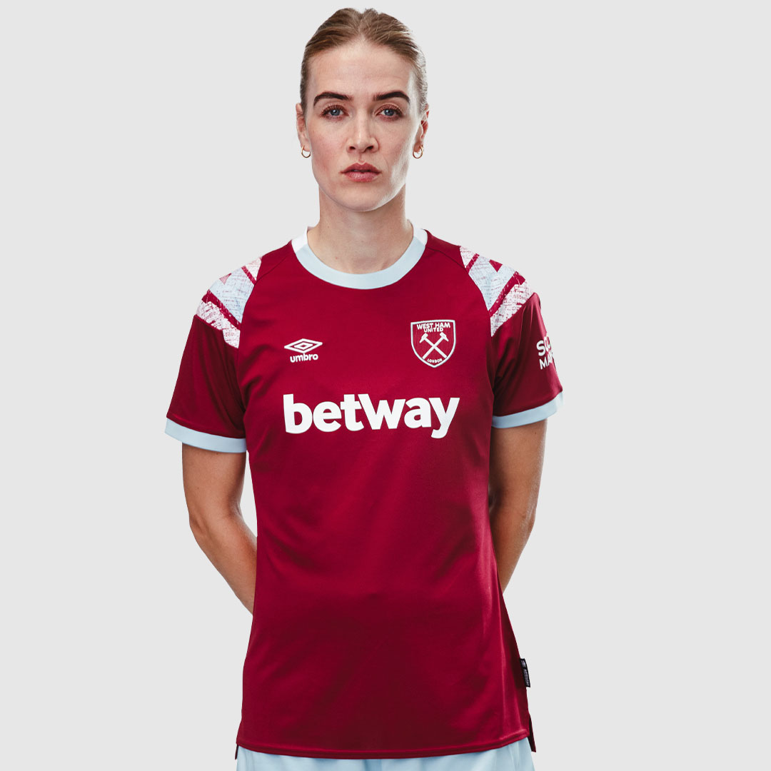 West Ham United 22/23 Womens Home Shirt Claret
