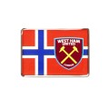 NORWAY FLAG/CREST PIN BADGE