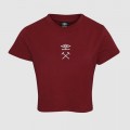 WEST HAM 21/22 WOMENS ACTIVE FITTED CROP T-SHIRT