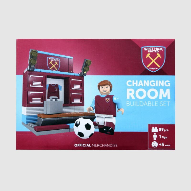 WEST HAM BUILDABLE CHANGING ROOM SET