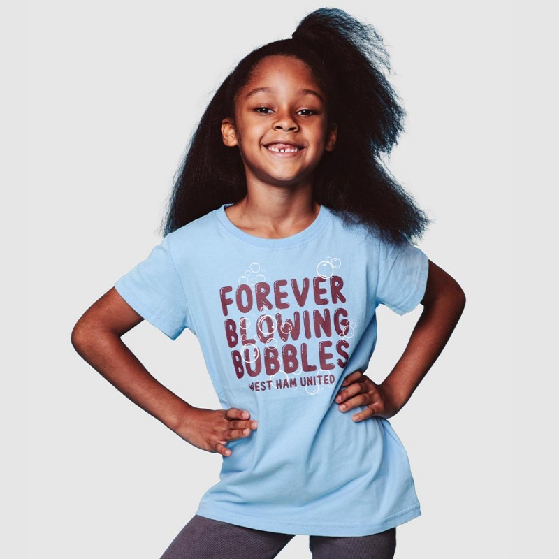 GIRLS SKY FOREVER BLOWING BUBBLES T-SHIRT